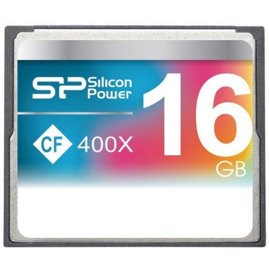 Карта памяти Silicon Power Compact Flash 16 GB 400x Карта памяти Silicon Power Compact Flash 16 GB 400x
