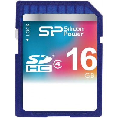Карта пам'яті Silicon Power SDHC 16 GB Class 4 Карта пам'яті Silicon Power SDHC 16 GB Class 4
