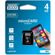 Карта памяти Goodram microSDHC 4GB Class 4 + adapter Карта памяти Goodram microSDHC 4GB Class 4 + adapter