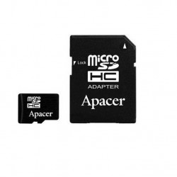 Карта памяти Apacer microSD 32GB C10 UHS-I + SD адаптер Карта памяти Apacer microSD 32GB C10 UHS-I + SD адаптер