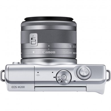 Canon EOS M200 + 15-45 IS STM (White) – Купить беззеркальную