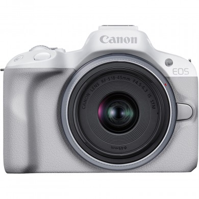 Canon EOS R50 + RF-S 18-45 IS STM (White) Canon EOS R50 + RF-S 18-45 IS STM (White)