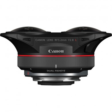 Объектив Canon RF 5.2 mm f/2.8 Dual Fisheye Объектив Canon RF 5.2 mm f/2.8 Dual Fisheye