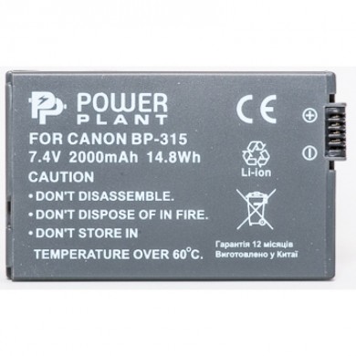 Аккумулятор PowerPlant Canon BP-315 Аккумулятор PowerPlant Canon BP-315