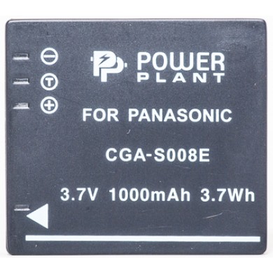 Аккумулятор PowerPlant Panasonic CGA-S008, DB-70, DMW-BCE10 Аккумулятор PowerPlant Panasonic CGA-S008, DB-70, DMW-BCE10