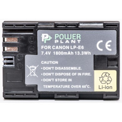Аккумулятор PowerPlant Canon LP-E6 Chip Аккумулятор PowerPlant Canon LP-E6 Chip