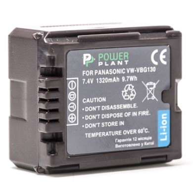 Аккумулятор PowerPlant Panasonic VW-VBG130 Chip