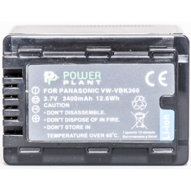Аккумулятор PowerPlant Panasonic VW-VBK360 Аккумулятор PowerPlant Panasonic VW-VBK360