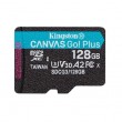 Карта памяти Kingston microSDXC 128GB Canvas Go Plus 170R A2 U3 V30 Карта памяти Kingston microSDXC 128GB Canvas Go Plus 170R A2 U3 V30