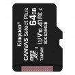 Карта памяти Kingston microSDHC 64GB Class 10 UHS-I R100MB/s Карта памяти Kingston microSDHC 64GB Class 10 UHS-I R100MB/s