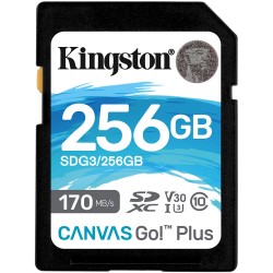 Карта памяти Kingston SD 256GB C10 UHS-I U3 R170/W70MB/s