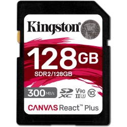 Карта памяти Kingston SD 128GB C10 UHS-II U3 R300/W260MB/s