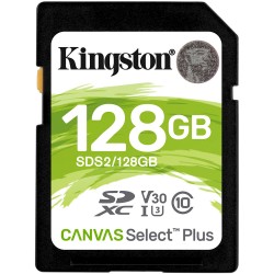 Карта памяти Kingston SD 128GB C10 UHS-I R100MB/s