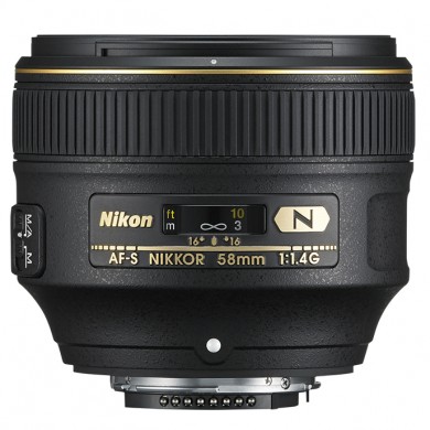 Объектив Nikon AF-S NIKKOR 58mm f/1.4G Объектив Nikon AF-S NIKKOR 58mm f/1.4G