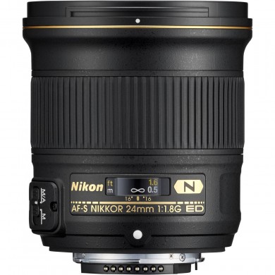 Объектив Nikon AF-S Nikkor 24mm f/1.8G ED Объектив Nikon AF-S Nikkor 24mm f/1.8G ED