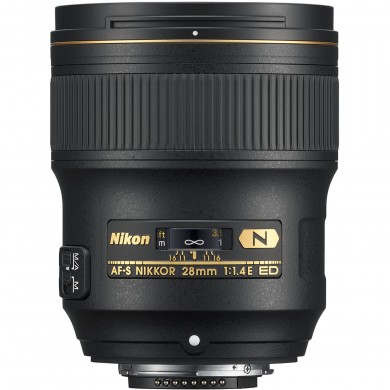 Объектив Nikon AF-S Nikkor 28 mm f/1.4E ED