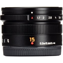 Объектив Panasonic Leica DG Summilux 15 мм f/1.7 ASPH. (Black)