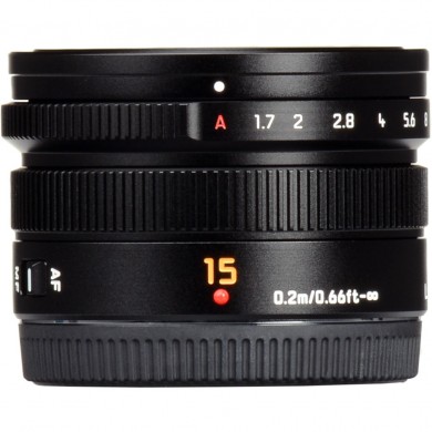 Объектив Panasonic Leica DG Summilux 15 мм f/1.7 ASPH. (Black) Объектив Panasonic Leica DG Summilux 15 мм f/1.7 ASPH. (Black)
