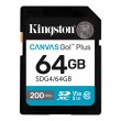 Карта памяти Kingston SD 64GB C10 UHS-I U3 V30 R200MB/s