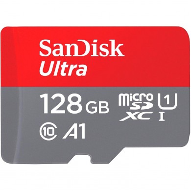 Карта памяти SanDisk microSD 128GB C10 UHS-I R140MB/s Ultra Карта памяти SanDisk microSD 128GB C10 UHS-I R140MB/s Ultra