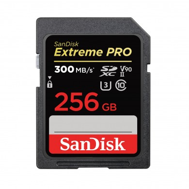 Карта памяти SanDisk SD 256GB C10 UHS-II U3 V90 R300/W260MB/s Extreme Pro Карта памяти SanDisk SD 256GB C10 UHS-II U3 V90 R300/W260MB/s Extreme Pro