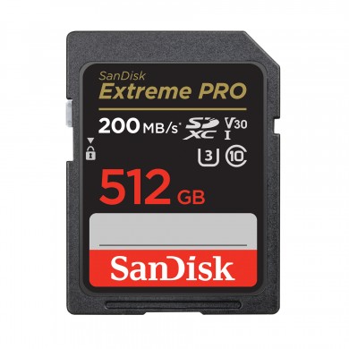 Карта памяти SanDisk SD 512GB C10 UHS-I U3 R200/W140MB/s Extreme Pro V30 Карта памяти SanDisk SD 512GB C10 UHS-I U3 R200/W140MB/s Extreme Pro V30