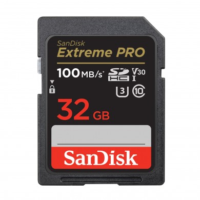Карта памяти SanDisk SD 32GB C10 UHS-I U3 R100/W90MB/s Extreme Pro V30 Карта памяти SanDisk SD 32GB C10 UHS-I U3 R100/W90MB/s Extreme Pro V30