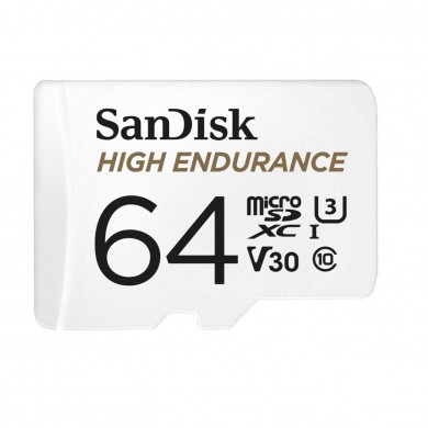 Карта памяти SanDisk microSD 64GB C10 UHS-I U3 V30 R100/W40MB/s High Endurance + SD адаптер Карта памяти SanDisk microSD 64GB C10 UHS-I U3 V30 R100/W40MB/s High Endurance + SD адаптер