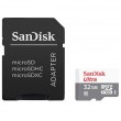 Карта памяти SanDisk microSD 32GB C10 UHS-I R80MB/s Ultra + SD адаптер Карта памяти SanDisk microSD 32GB C10 UHS-I R80MB/s Ultra + SD адаптер