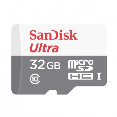 Карта памяти SanDisk microSD 32GB C10 UHS-I R80MB/s Ultra Карта памяти SanDisk microSD 32GB C10 UHS-I R80MB/s Ultra