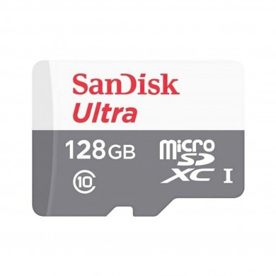 Карта памяти SanDisk microSD 128GB C10 UHS-I R80MB/s Ultra Карта памяти SanDisk microSD 128GB C10 UHS-I R80MB/s Ultra