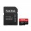 Карта памяти SanDisk microSD 256GB C10 UHS-I U3 RR200/W140MB/s Extreme Pro V30 + SD адаптер