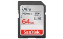Карта памяти  SanDisk SD 64GB C10 UHS-I R140MB/s Ultra