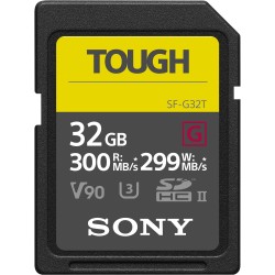 Карта памяти Sony SDHC 32GB C10 UHS-II U3 V90 R300/W299MB/s Tough