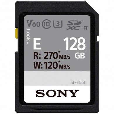 Карта памяти Sony SDXC 128GB C10 UHS-II U3 V60 R270/W120MB/s Entry Карта памяти Sony SDXC 128GB C10 UHS-II U3 V60 R270/W120MB/s Entry