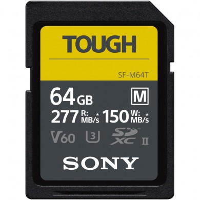 Карта памяти Sony SDXC 64GB C10 UHS-II U3 V60 R277/W150MB/s Tough Карта памяти Sony SDXC 64GB C10 UHS-II U3 V60 R277/W150MB/s Tough