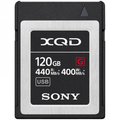 Карта памяти Sony XQD 120GB G Series R440MB/s W400MB/s Карта памяти Sony XQD 120GB G Series R440MB/s W400MB/s
