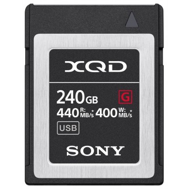 Карта памяти Sony XQD 240GB G Series R440MB/s W400MB/s Карта памяти Sony XQD 240GB G Series R440MB/s W400MB/s