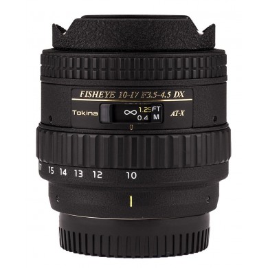 Объектив Tokina AT-X DX 10-17mm f/3.5-4.5 Fisheye (Nikon) (ATXAF107DXN) Объектив Tokina AT-X DX 10-17mm f/3.5-4.5 Fisheye (Nikon) (ATXAF107DXN)