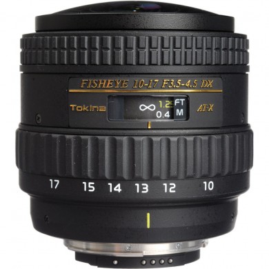 Объектив Tokina AT-X DX NH 10-17mm f/3.5-4.5 Fisheye (Nikon) (ATXAF107DXNHN) Объектив Tokina AT-X DX NH 10-17mm f/3.5-4.5 Fisheye (Nikon) (ATXAF107DXNHN)