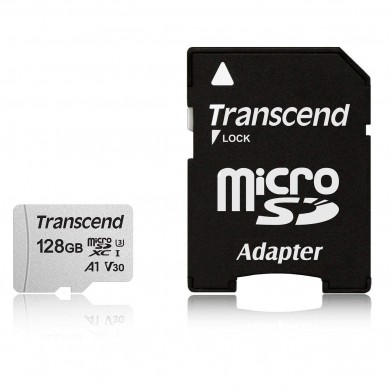 Карта памяти Transcend microSD 128GB C10 UHS-I R95/W45MB/s + SD адаптер Карта памяти Transcend microSD 128GB C10 UHS-I R95/W45MB/s + SD адаптер