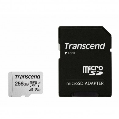 Карта памяти Transcend microSD 256GB C10 UHS-I R95/W45MB/s + SD адаптер Карта памяти Transcend microSD 256GB C10 UHS-I R95/W45MB/s + SD адаптер