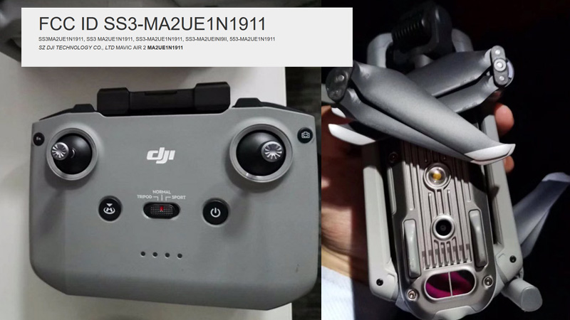 DJI Mavic Air 2 – официально зарегистрирован в базе данных FCC
