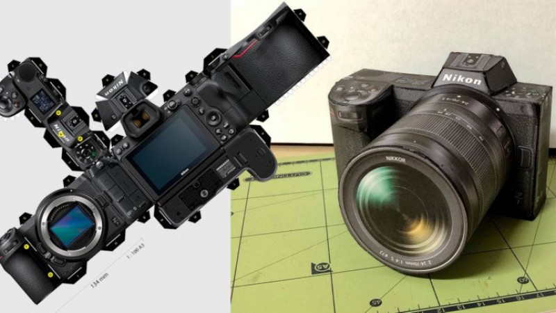 Хотите новый Nikon Z7? Все что вам для этого понадобится лист бумаги А3 и цветной принтер : )
