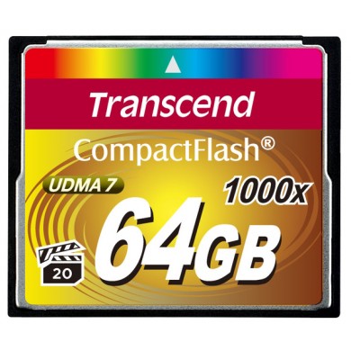 Карта памяти Transcend CompactFlash 64 GB 1000X (TS64GCF1000) Карта памяти Transcend CompactFlash 64 GB 1000X (TS64GCF1000)
