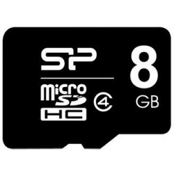 Карта памяти Silicon Power microSDHC 8 GB Class 4