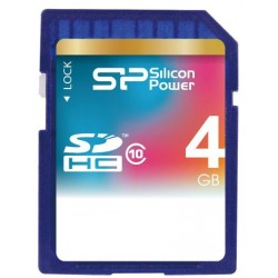 Карта памяти Silicon Power SDHC 4 GB Class 10