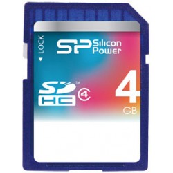 Карта памяти Silicon Power SDHC 4 GB Class 4