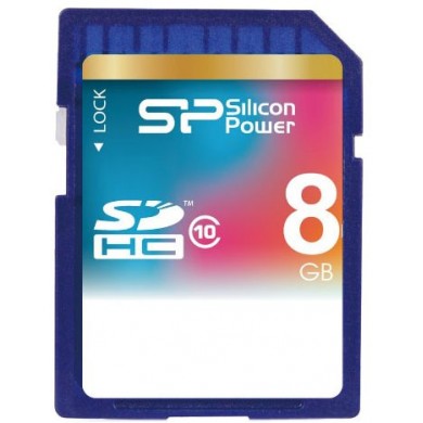 Карта пам'яті Silicon Power SDHC 8 GB Class 10 Карта пам'яті Silicon Power SDHC 8 GB Class 10