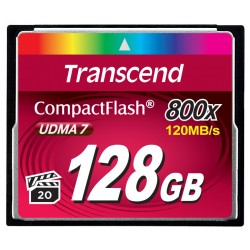 Карта памяти Transcend CompactFlash 128GB 800x (TS128GCF800)